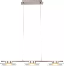 Светильник подвесной Globo 68016-3, матовый никель, LED, 3x5W купить с доставкой по России