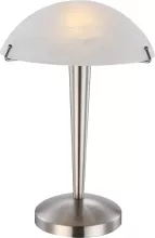 Настольная лампа Globo 21410, матовый никель, LED, 1x5W купить с доставкой по России